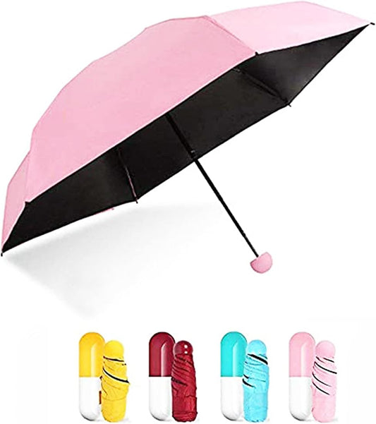 Bawaal Capsule Foldable Umbrella – UV Coated 5-Fold Compact Umbrella