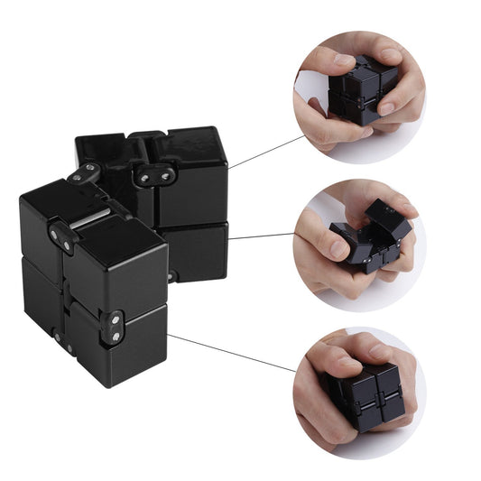 Bawaal Infinity Cube Fidget Toy – Black