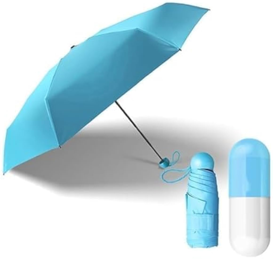 Bawaal Capsule Foldable Umbrella – UV Coated 5-Fold Compact Umbrella