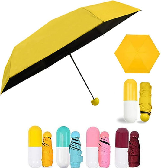 Bawaal Capsule Foldable Umbrella – UV Coated 5-Fold Compact Umbrella