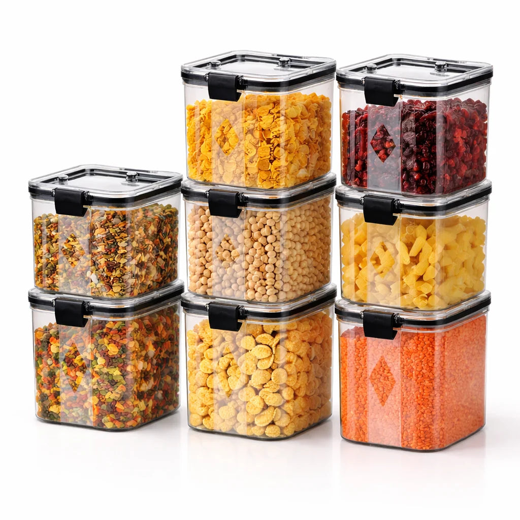 Bawaal 700ml Airtight Kitchen Storage Containers – Set of 8